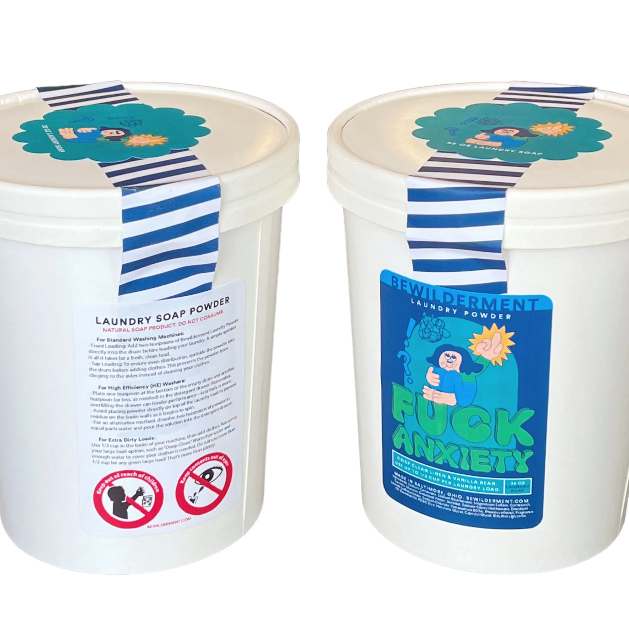 Fuck Anxiety - Laundry Soap Powder - Image 3