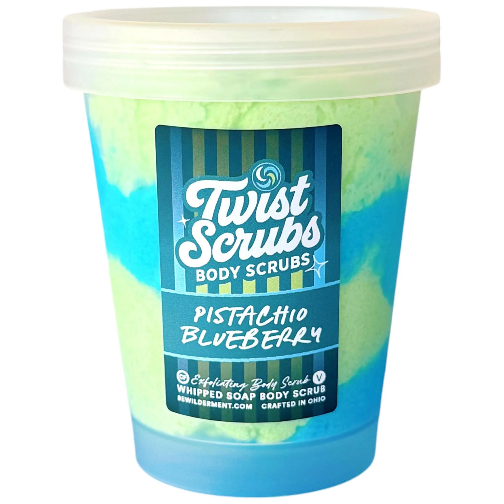 Pistachio + Blueberry Twist Scrub