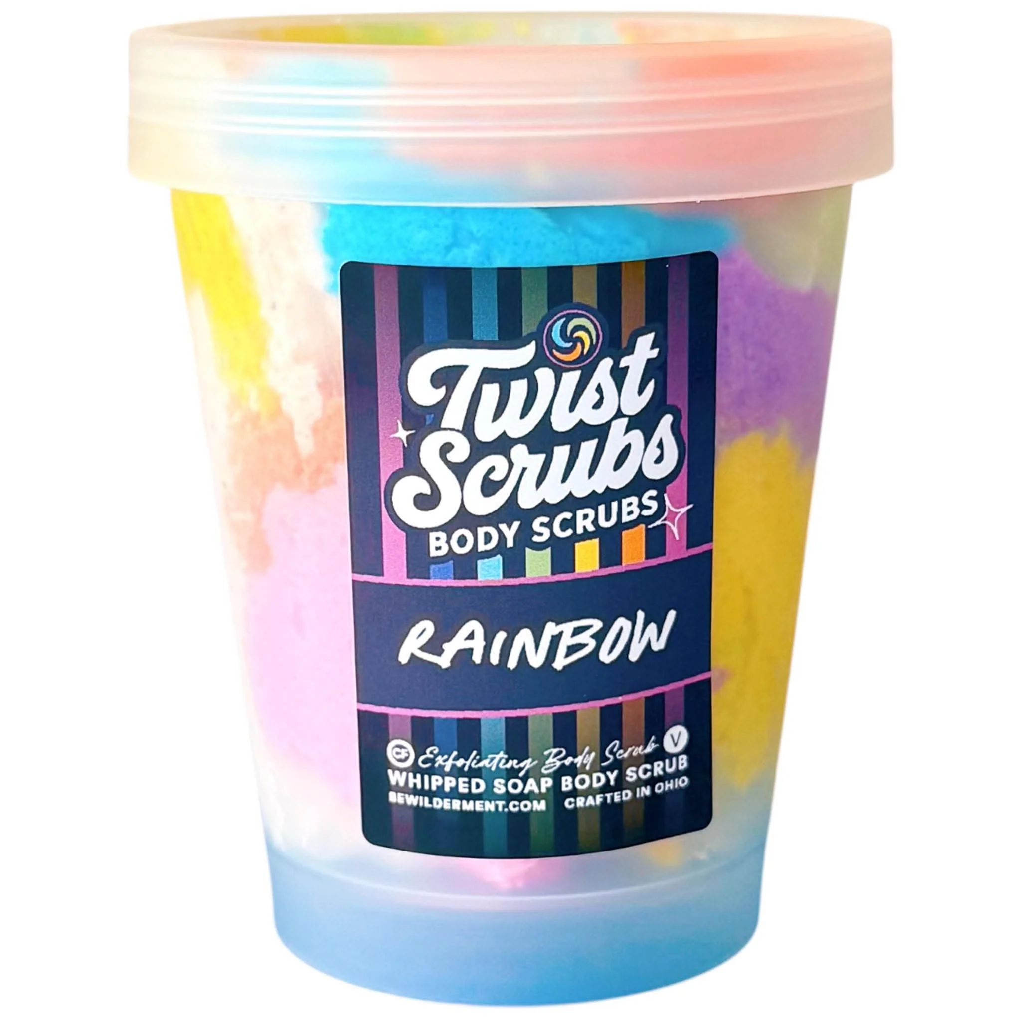 Rainbow Twist Scrub