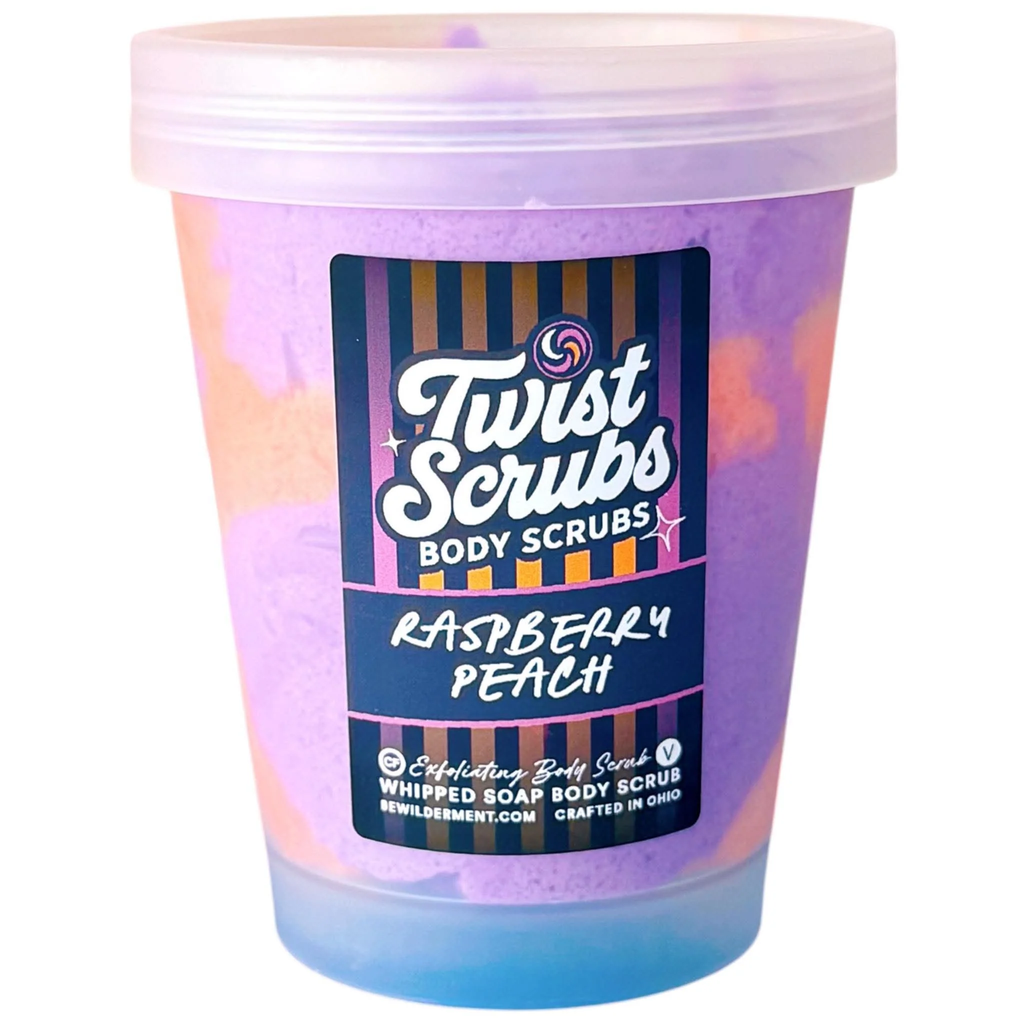 Raspberry + Peach Twist Scrub