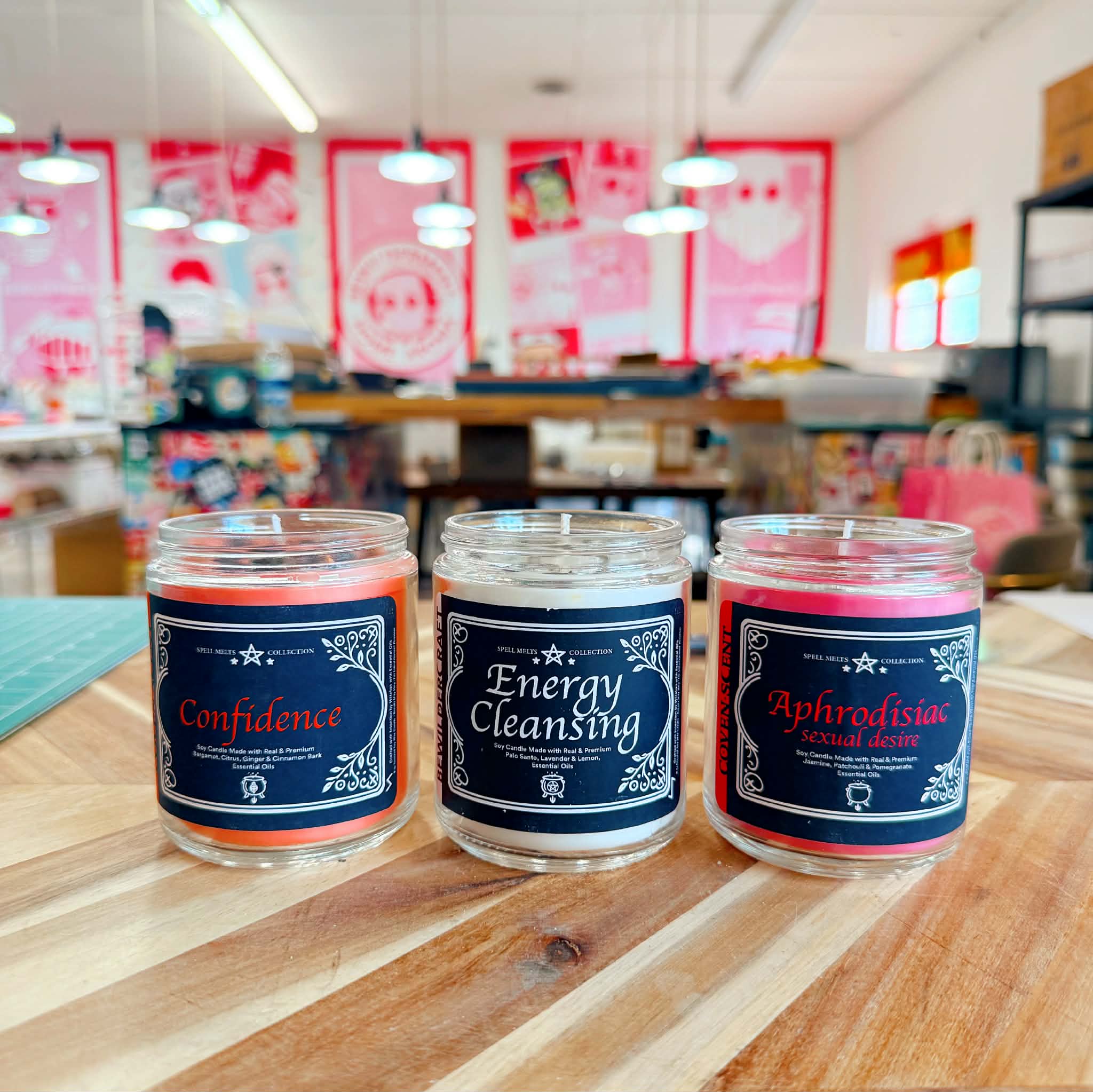 Spell For Confidence - 8 oz Glass Candle - Image 6